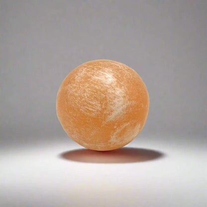 Peach Selenite Pocket Sphere