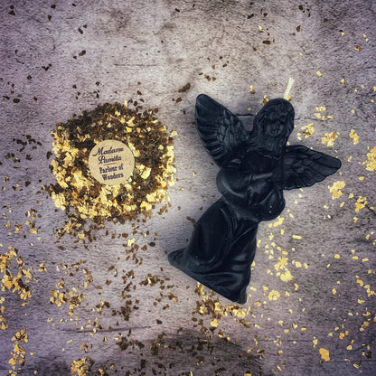 Beeswax Angel Spell Candle - Connect with Spirit Guides & Divine Blessings Magic