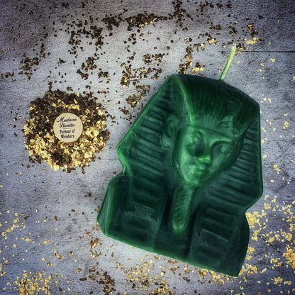 Beeswax Egyptian King Spell Candle - Power, Magnetism & Pharaoh Magic