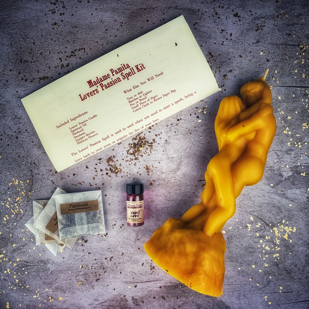 Lovers Passion Candle Spell Kit - Ignite Romance & Desire