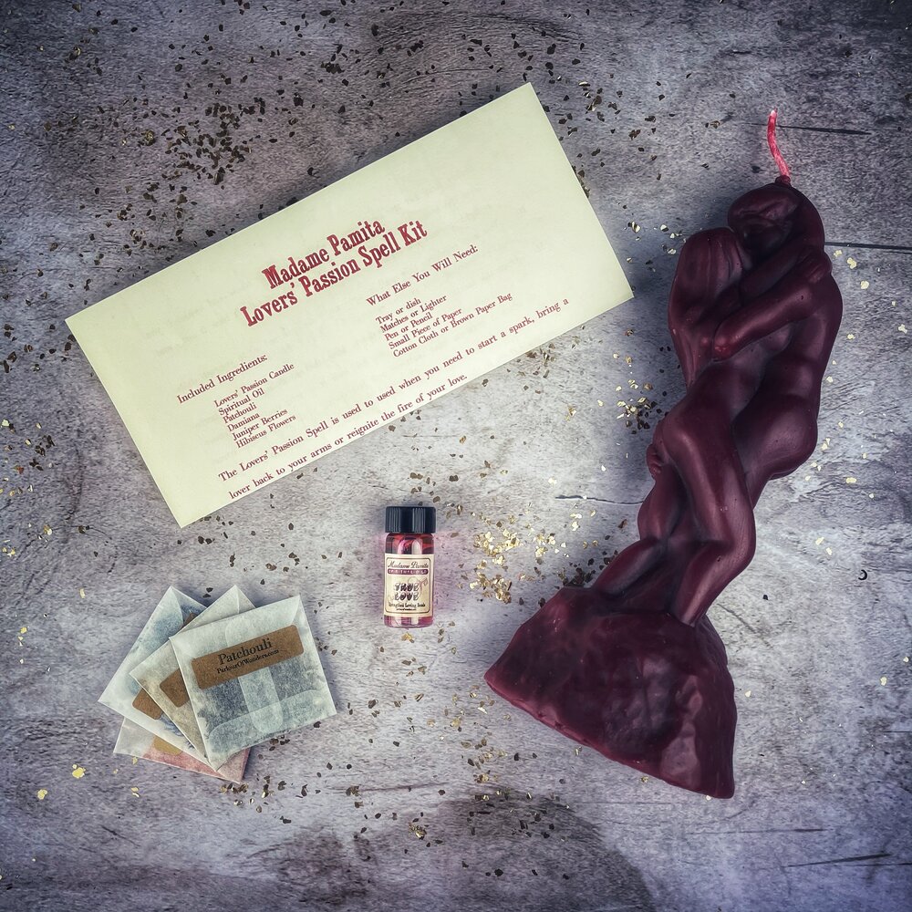 Lovers Passion Candle Spell Kit - Ignite Romance & Desire