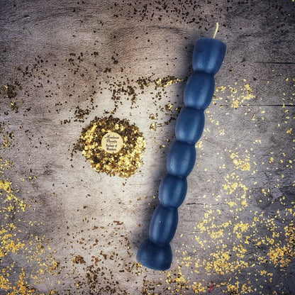 Beeswax Seven Knob Spell Candle - Seven-Day Manifestation Magic