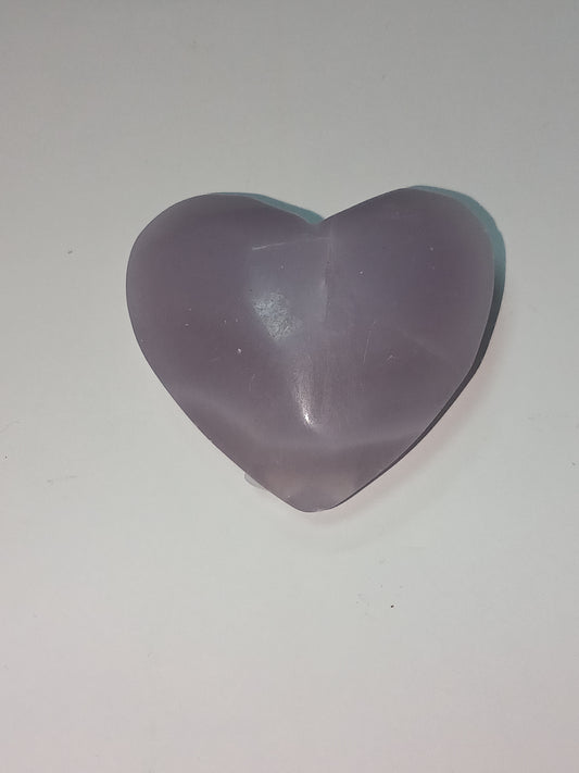 Blue Chalcedony Heart