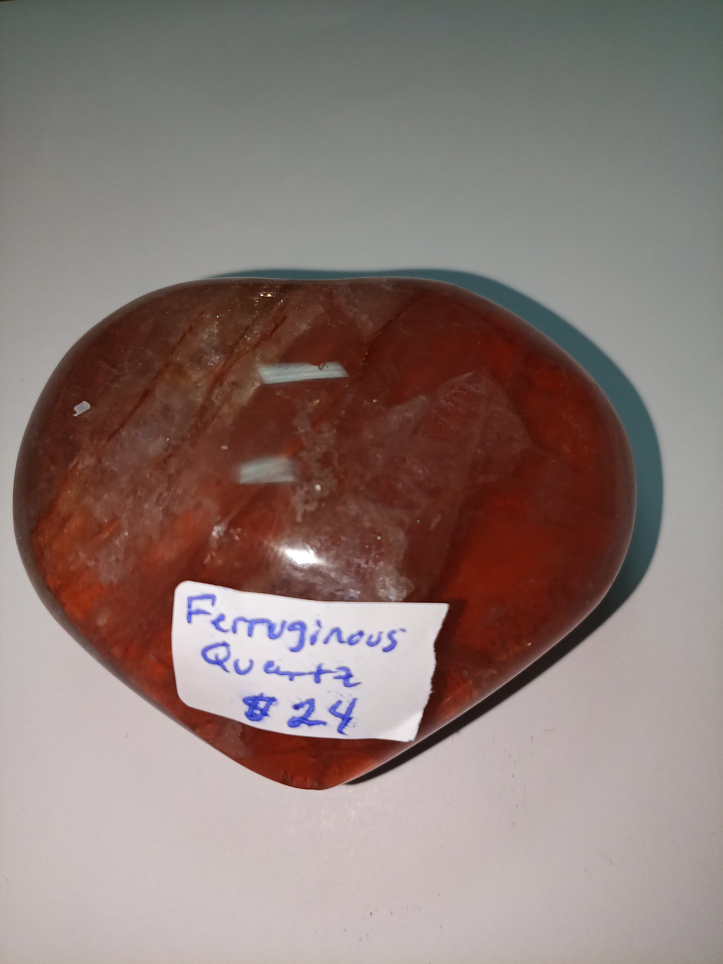 Ferruginous Quartz Heart