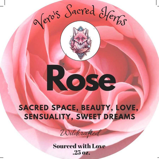 Herb Garden - Wildcrafted Rose Buds .25oz