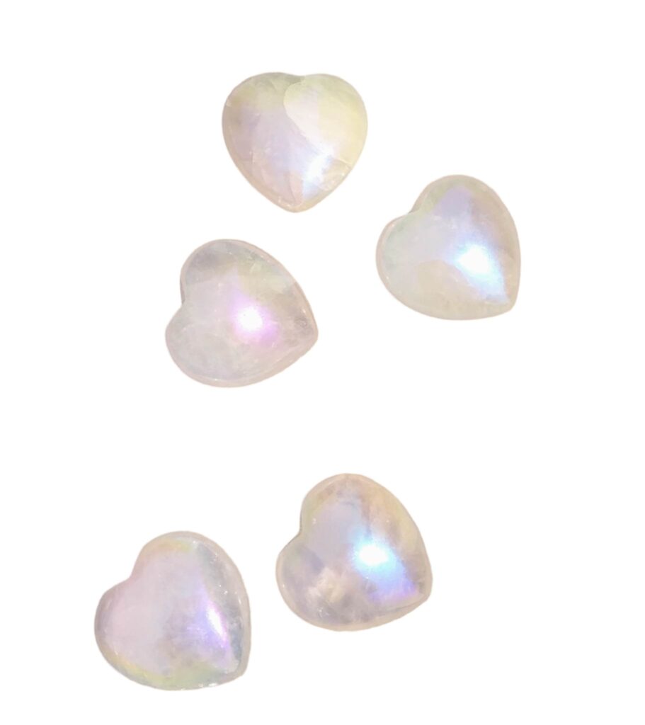 Aurora Quartz Heart (1 piece)